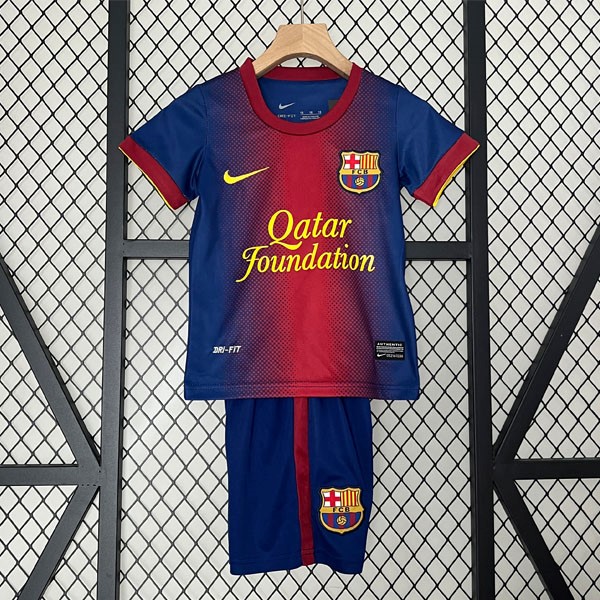 Maillot Barcelone Domicile Retro Enfant 2012 2013